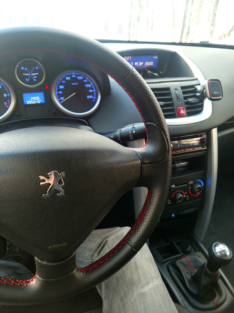 Руль перешивши peugeot 207 2