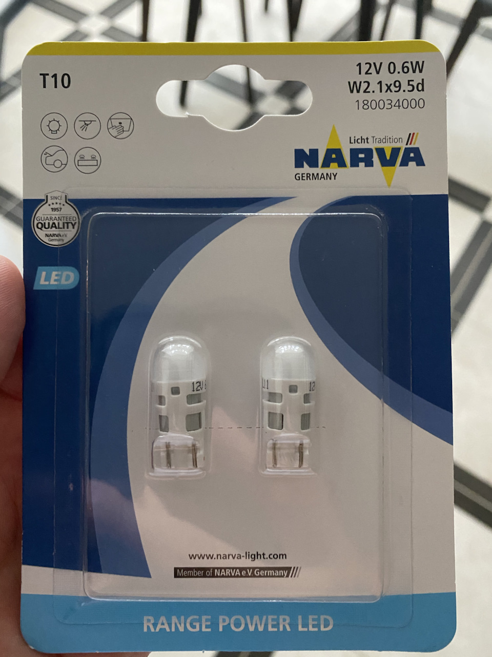 ✔️ LED заднього номера 1