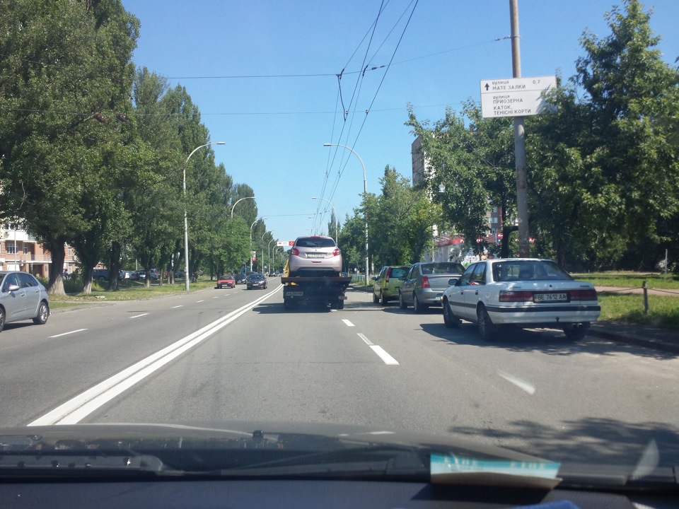 вперше на евакуаторі 1