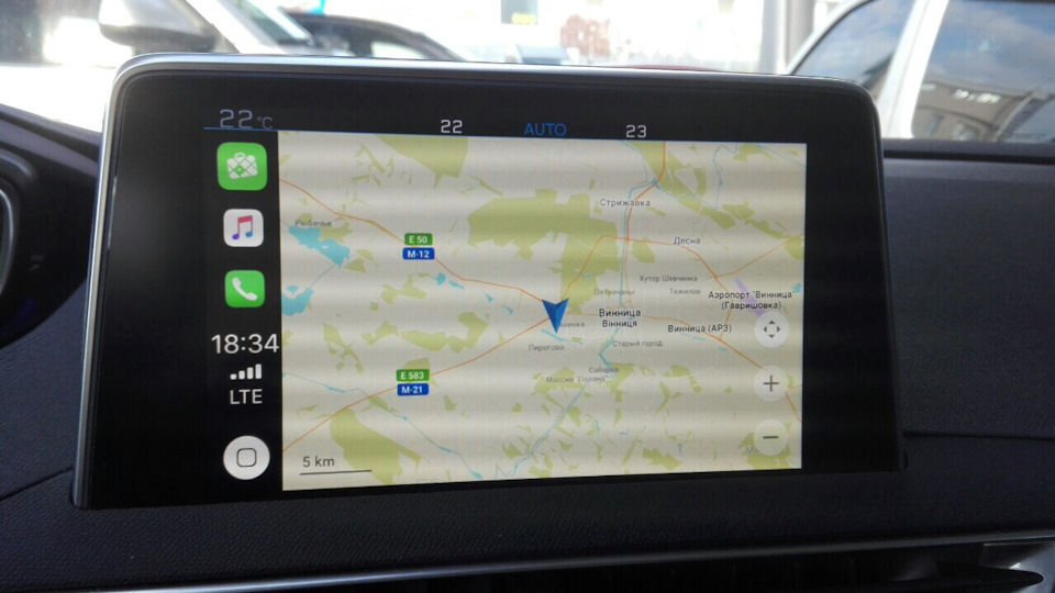 Maps.me на CarPlay 1