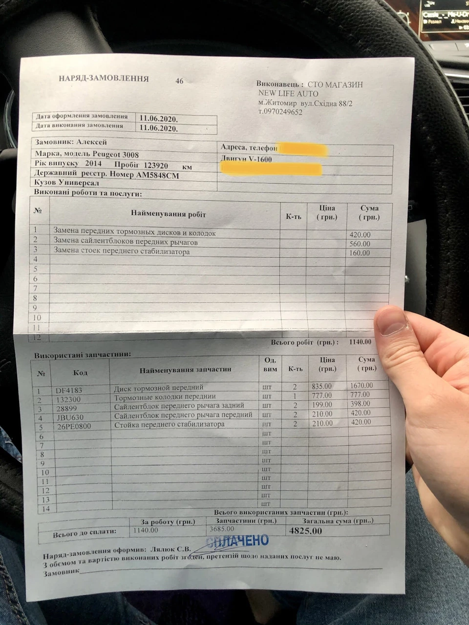 ТО після діагностики