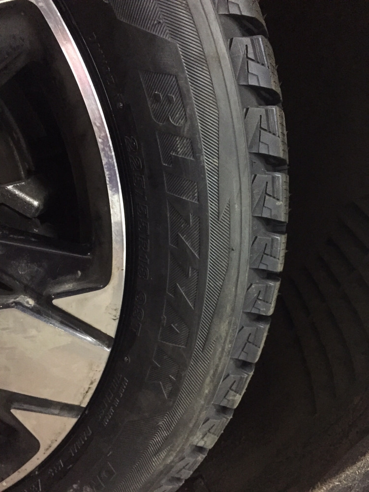 Перевзувся на зиму. Bridgestone Blizzak DM-V2 225/55 R18 98T 2