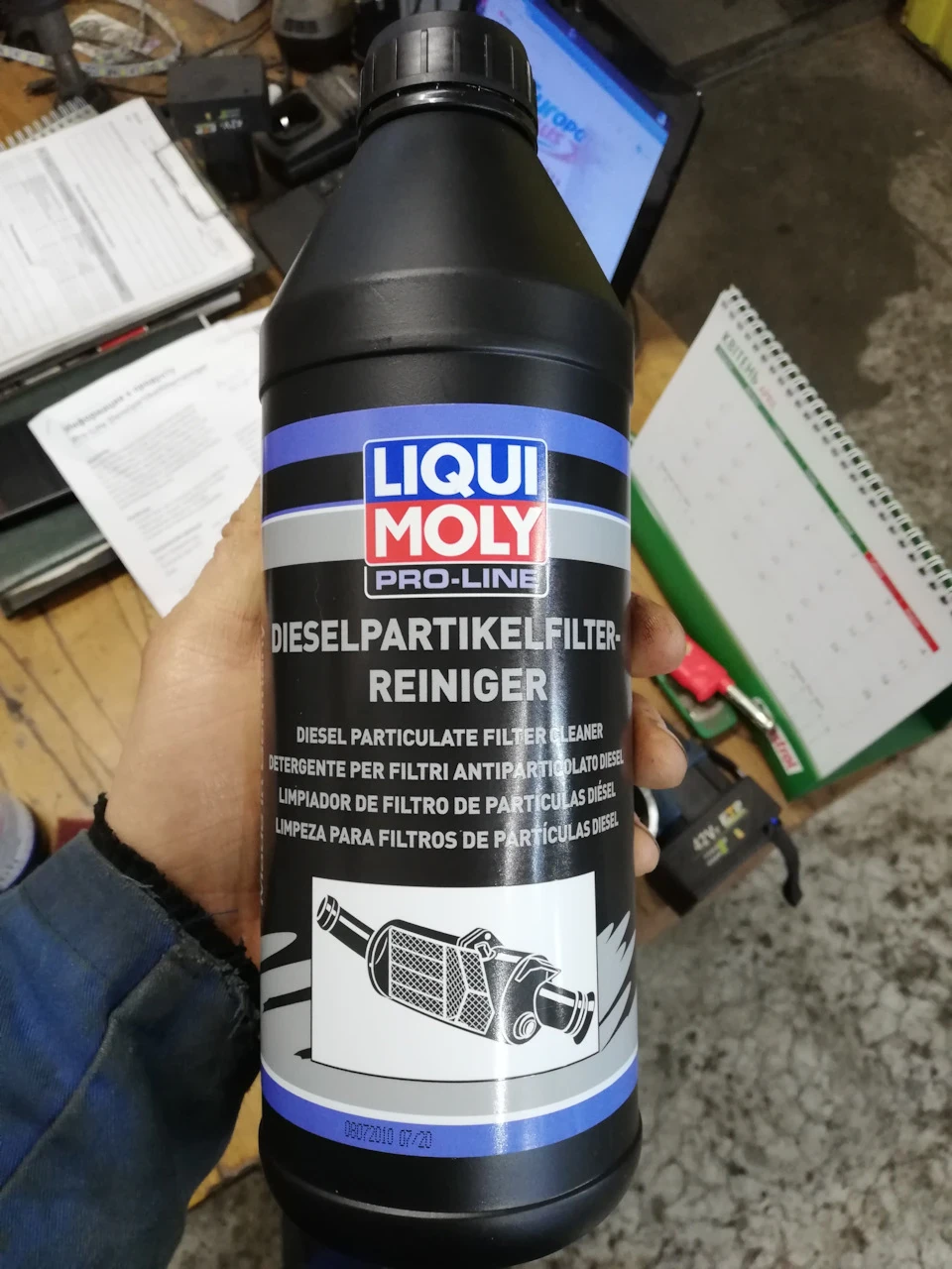 Liqui-moly. Промивання, чищення фільтра сажі.
