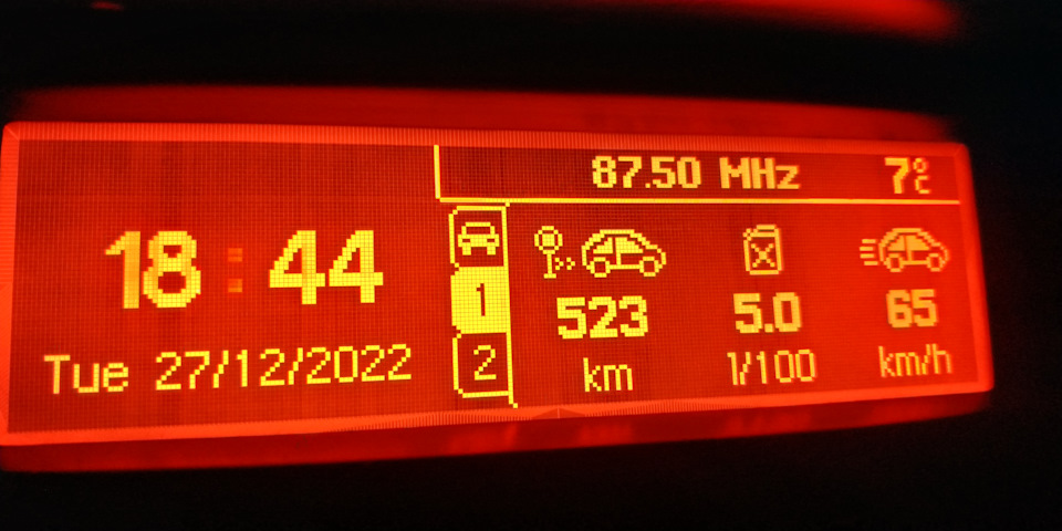 Реальна витрата Пежо 3008 (1.6 HDI) та по бортовому комп'ютеру 3