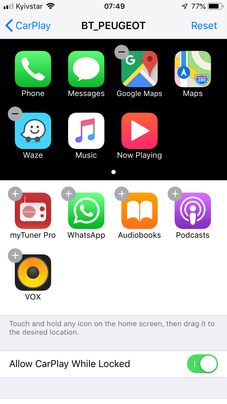 Waze + AppleCarPlay 1