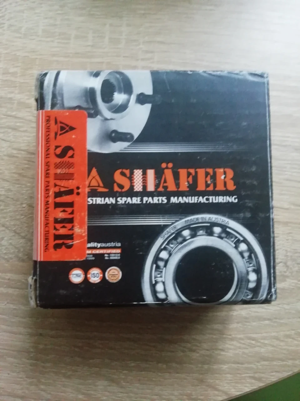 SHAFER (або шофер:) ступичний підшипник