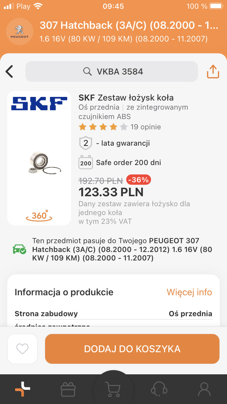 ✅Заміна передніх підшипників маточини SKF+ передня ліва кульова 3