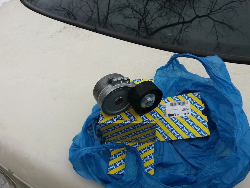 Натяжник гени + обгінна муфта