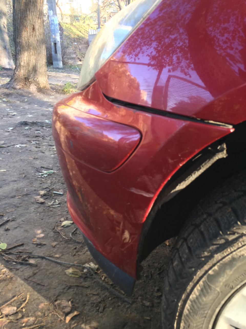 Вирішили мене їздити навчити, або як мені таки пофарбували пошарпаний бампер. 4