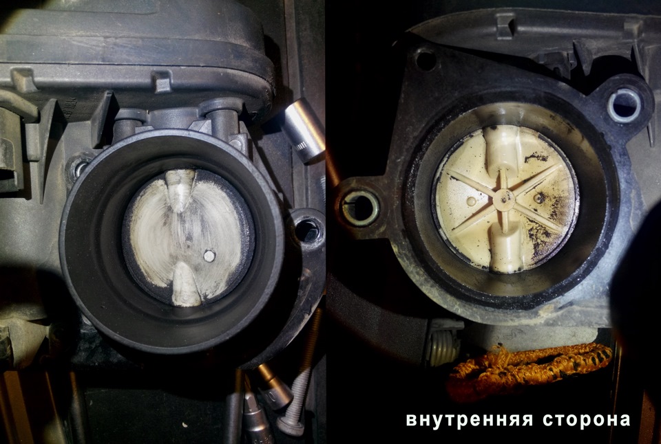 Чистка дроссельной заслонки Peugeot 307 3