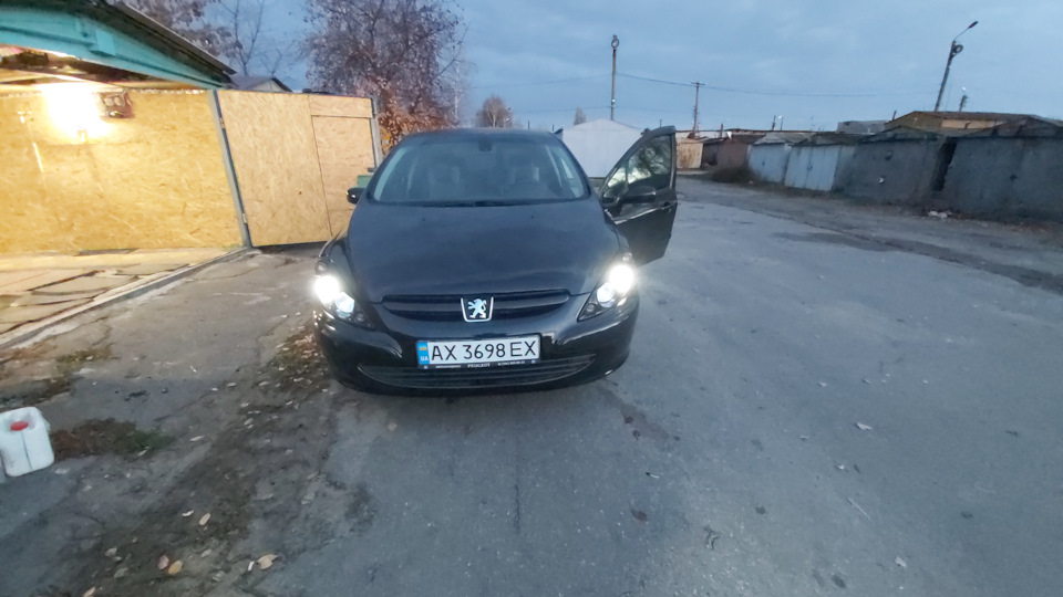 Новий ущільнювач на жабо Пежо 307. 3
