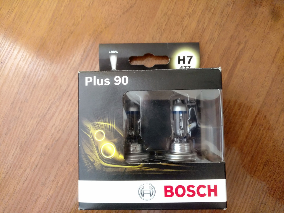 Лампи Bosch Plus 90% H7 12V 55W або як прозріти! 1