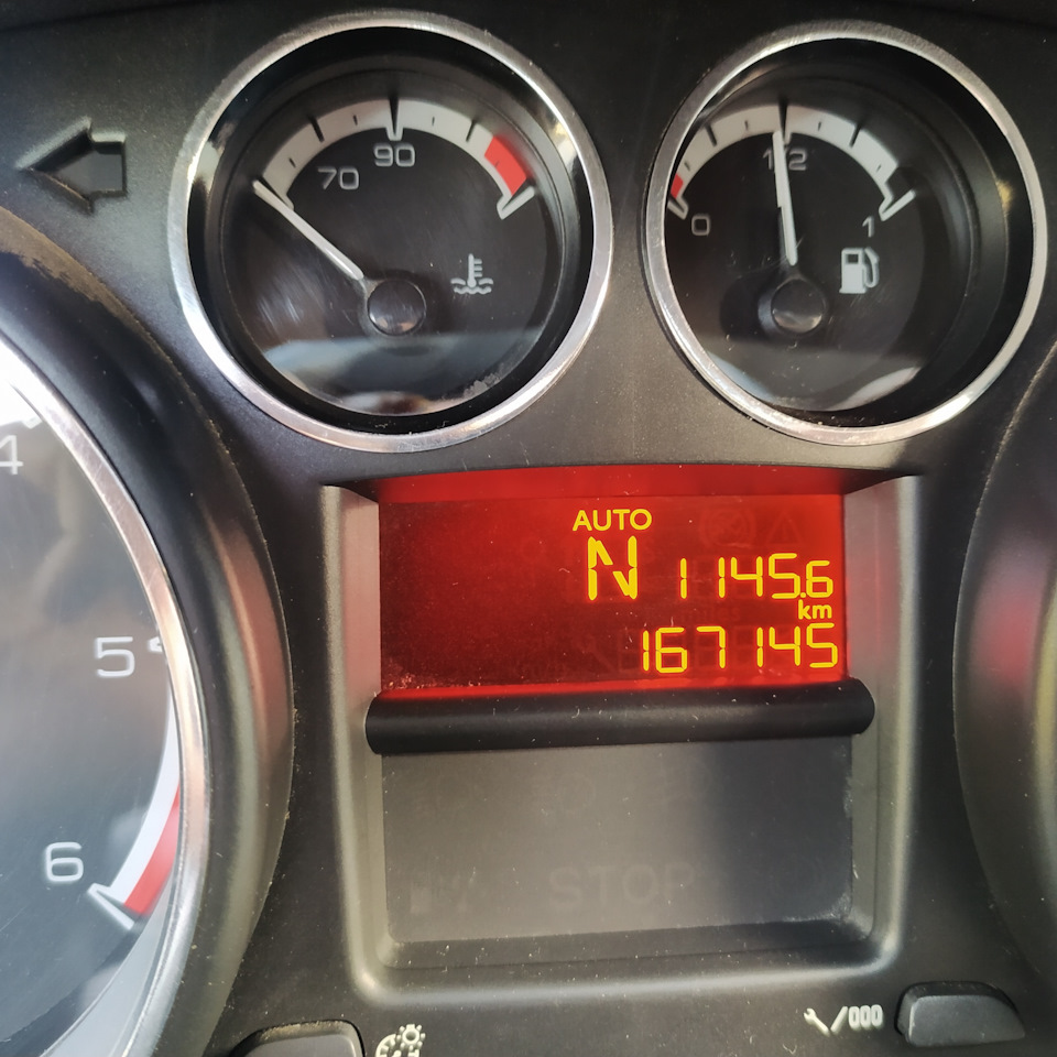 ТО 167145км Пежо 308 2011 1.6 дизель. 1