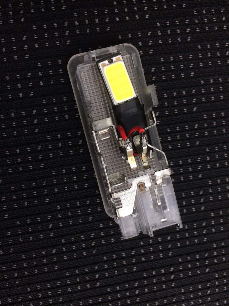 Поставив LED cob діоди в салон 5