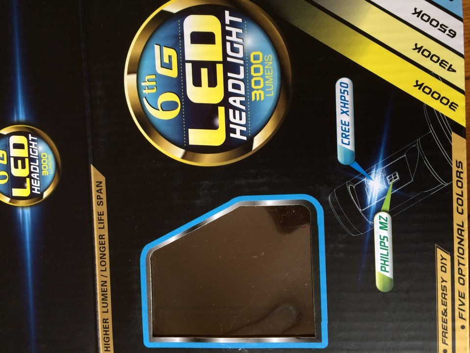 Поставив LED лампи у ближнє світло 4