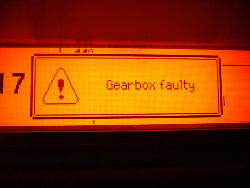 AL-4 або що ще може з нею статися. GEARBOX FAULT 1