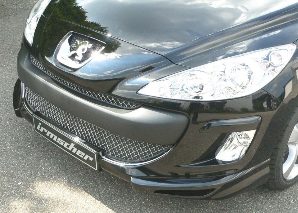 накладки на передній бампер - Peugeot 308 5