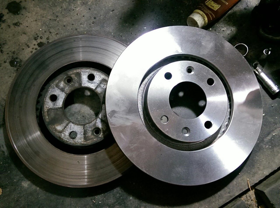 Заміна гальмівних дисків brembo 3