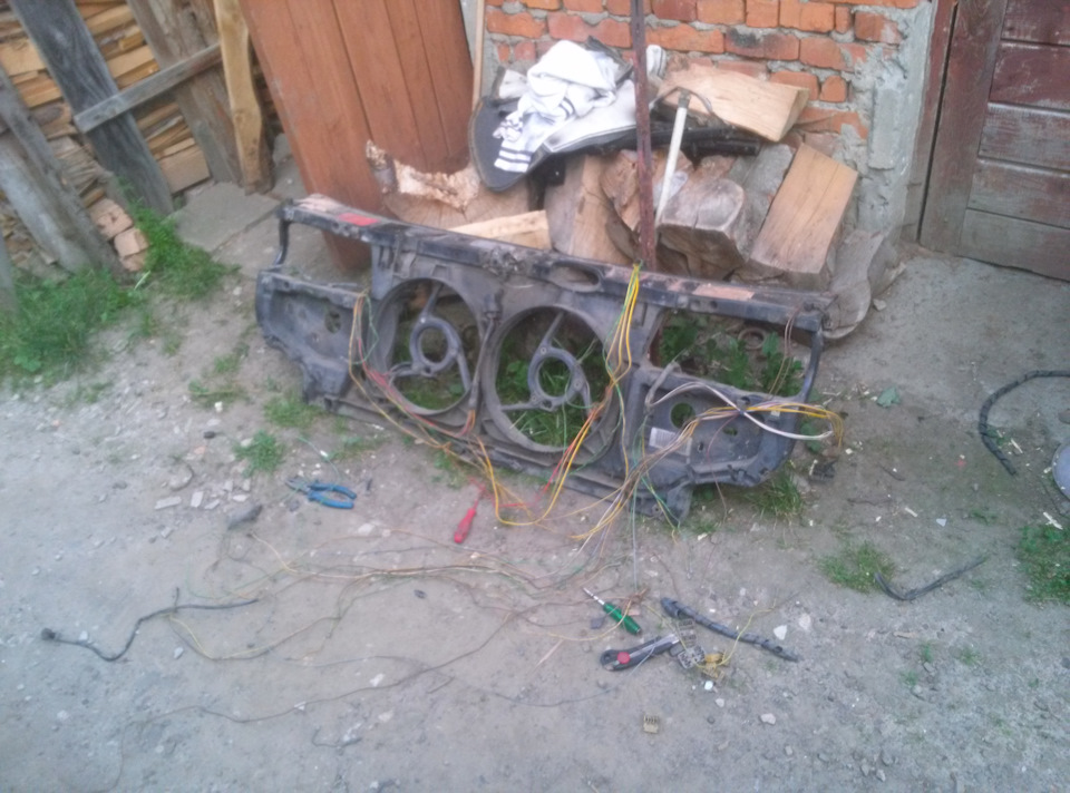 Заміна проводки телевізора під 2 вентилятори 1