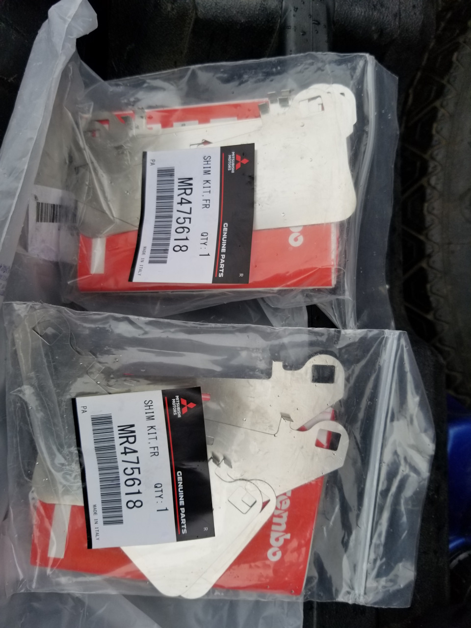 Пластини антискрип Brembo (НЕ підходять на 406) 2