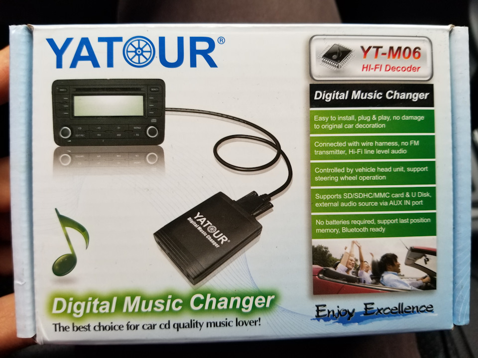 Установка емулятора ченджера Yatour YT-M06 AiNet 1
