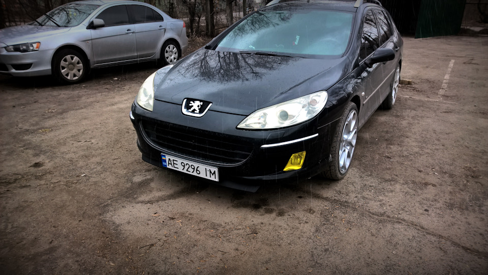Губа від Volkswagen Golf MK1 на Peugeot 407. Ні, ну серйозно! 4