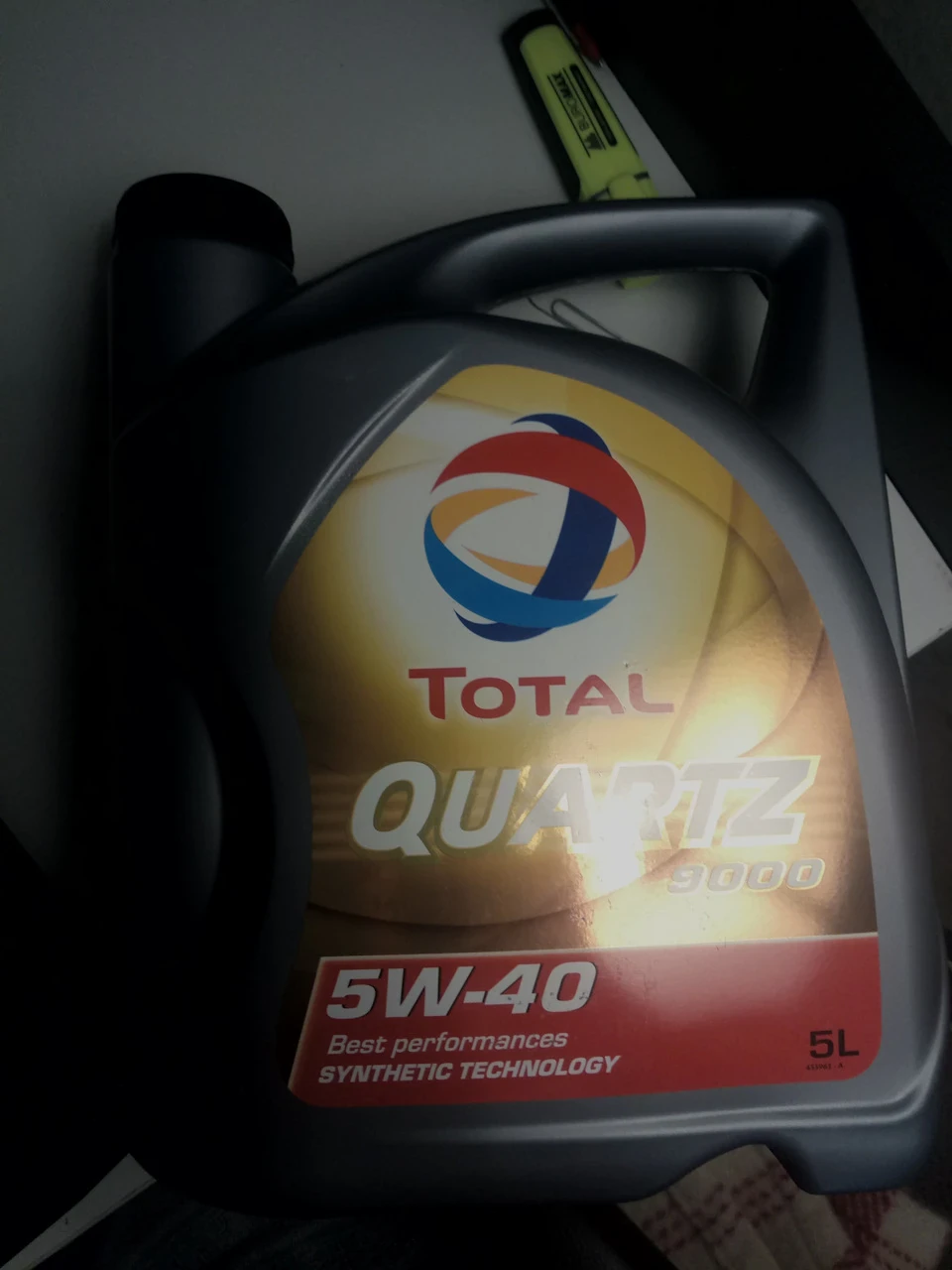 Перехід на Total Qaurtz 9000 5W-40