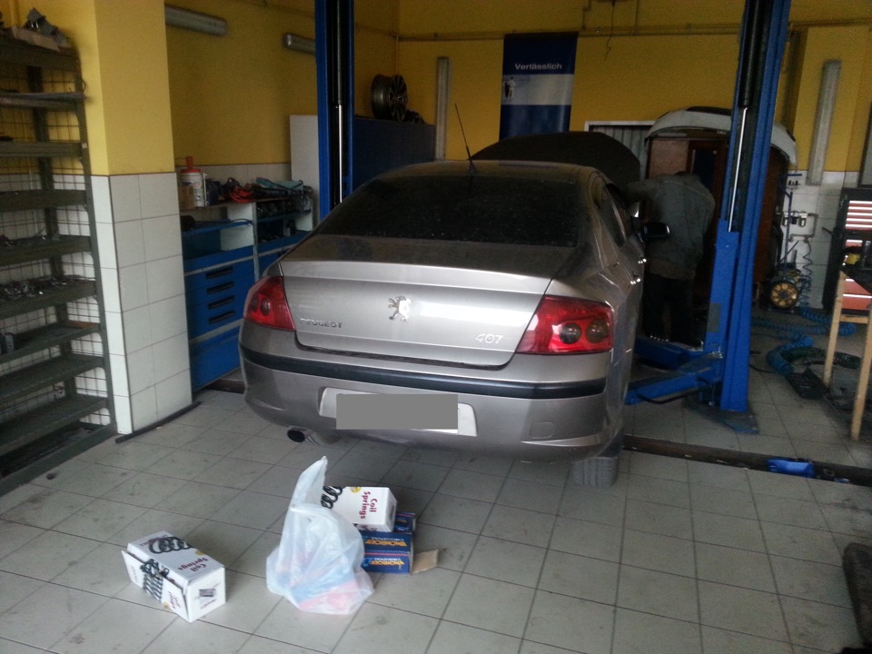 Вирішуємо питання з низьким кліренсом Peugeot 407 4