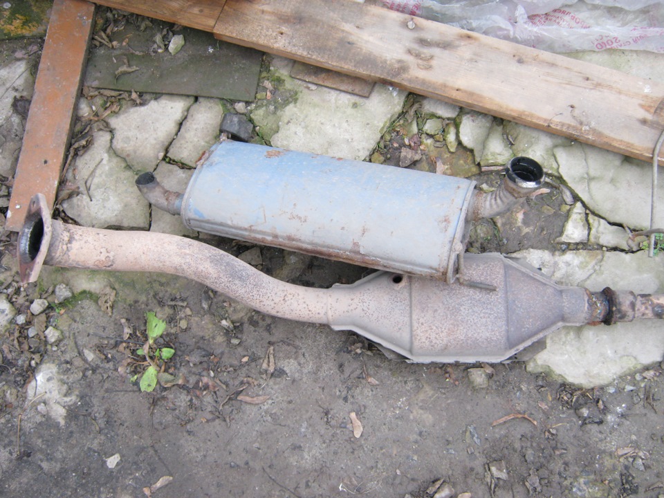 Зняв і заварив глушник 2