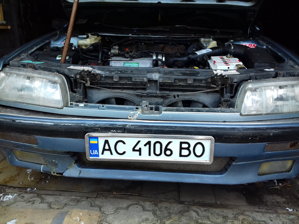 Снятие бампера Peugeot 605 2