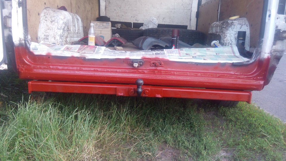 Заміна стійки та фарбування заднього бампера 4