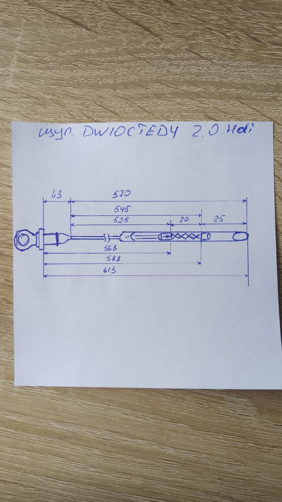ЛайфФак щуп 2.0 Hdi DW10CTED4 1