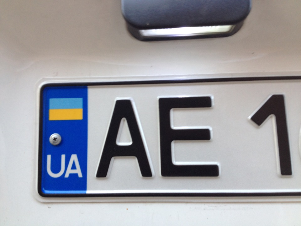 підсвічування номера світлодіодне 4