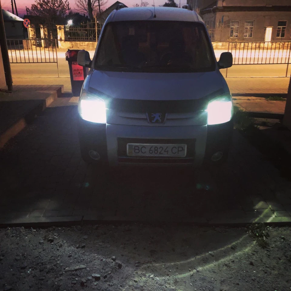 Установка нових габаритів 6000К