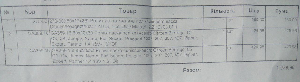 Заміна ременя навісного обладнання (DV6BTED4) 4