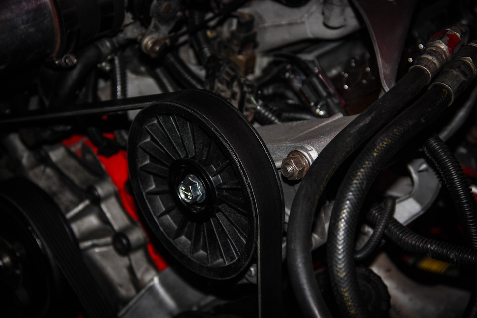 #153 A/C Delete Pulley та новий ремінь Conti. 2
