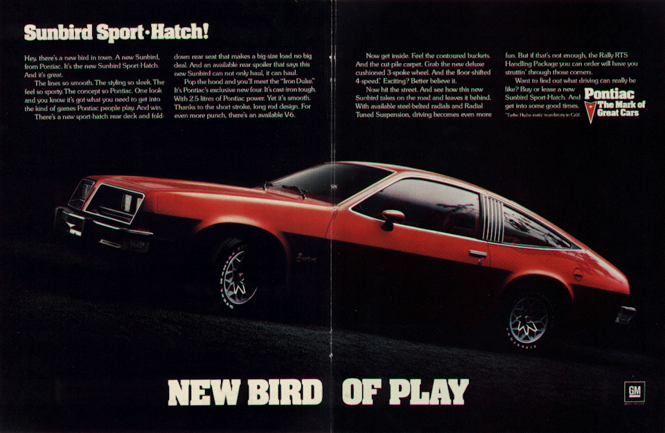 Вивчаю інформацію про Pontiac Sunbird 1978 sport hatch 1