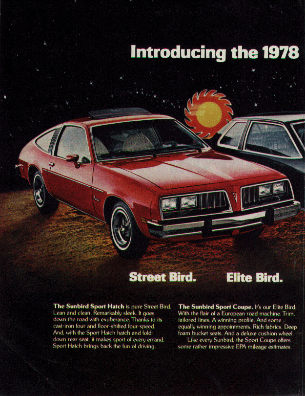 Вивчаю інформацію про Pontiac Sunbird 1978 sport hatch 2