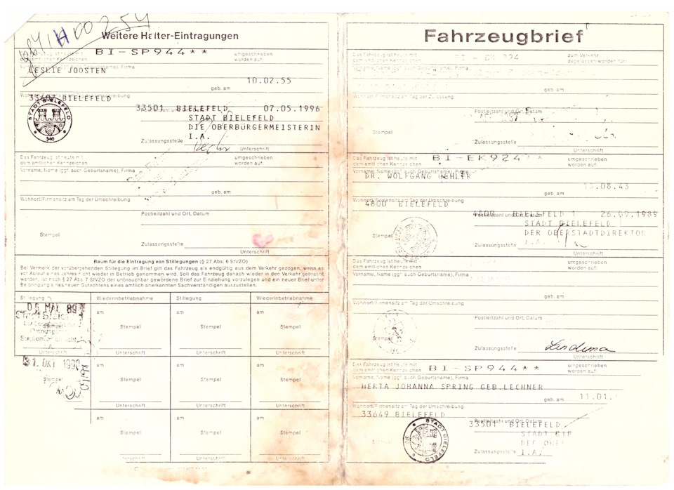 Fahrzeugbrief 1