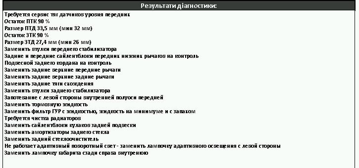 Олії: мотор, редуктора, роздатка, коробка. 2