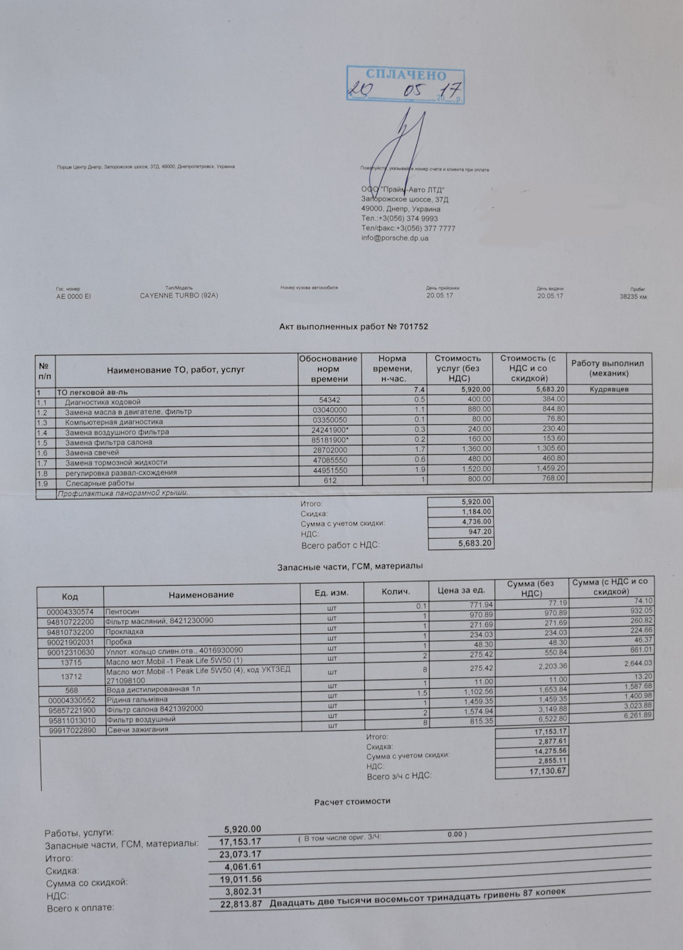 Обслуговування після покупки 1