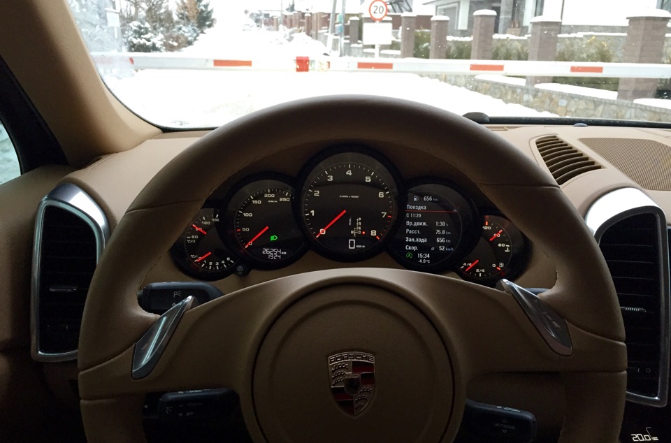 Перший недолік Porsche у морози 1