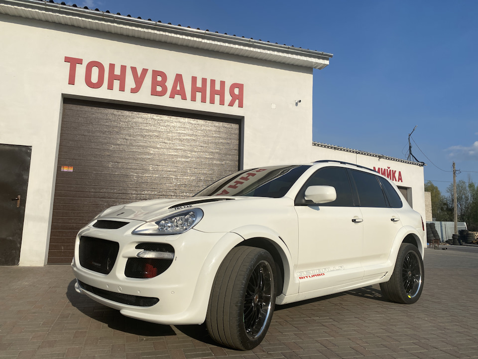 Тонування лобового на Cayenne 😎 3