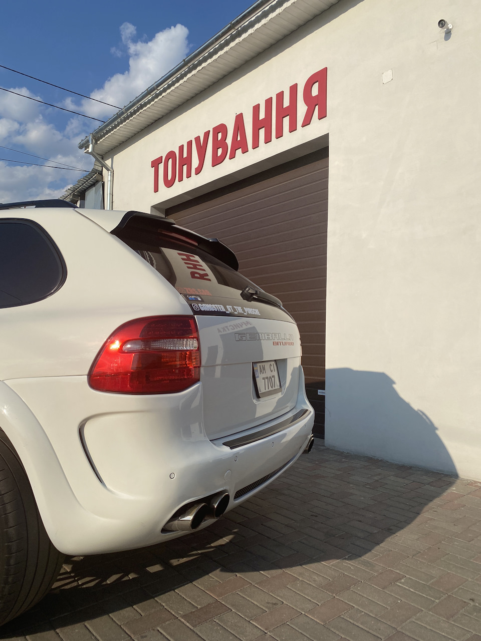 Тонування лобового на Cayenne 😎 5