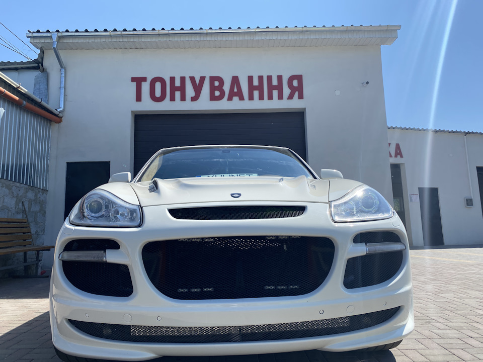 Тонування лобового на Cayenne 😎 2
