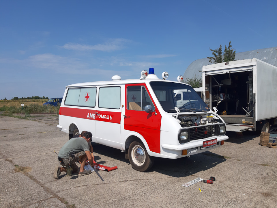 РАФ Швидка на зйомках італійського кіно 4