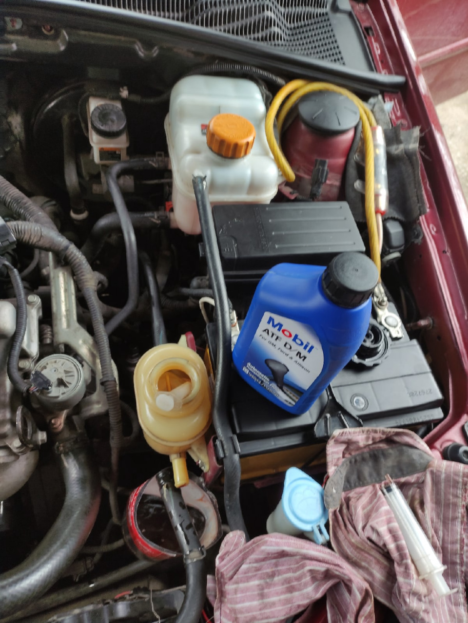Заміна мастила в ГУР Daewoo Gentra 4