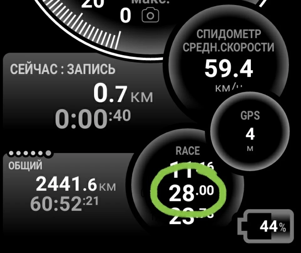 Зразковий розгін до 100