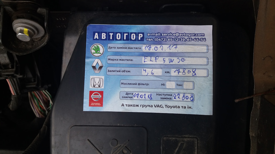 Перше ТО 1