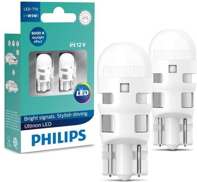 Philips Ultinon W5W 6000k 4
